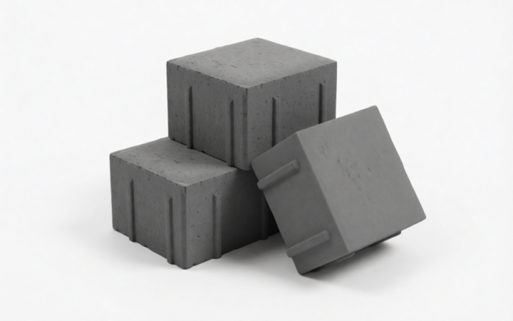 Демонстрация продукции в сером цвете